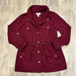 Arizona Jean Co. Burgundy Utility Jacket